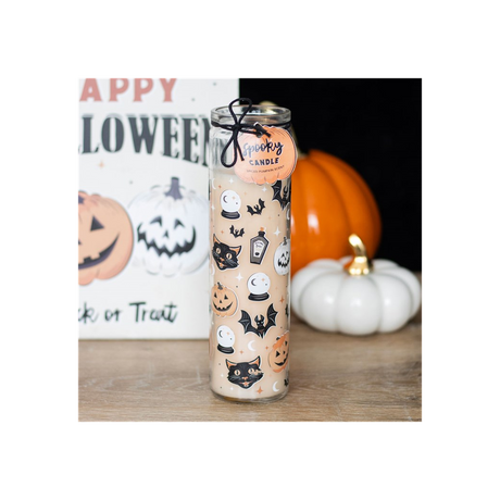 Spooky Spiced Pumpkin Tube Candle - Candles at Gift Moments