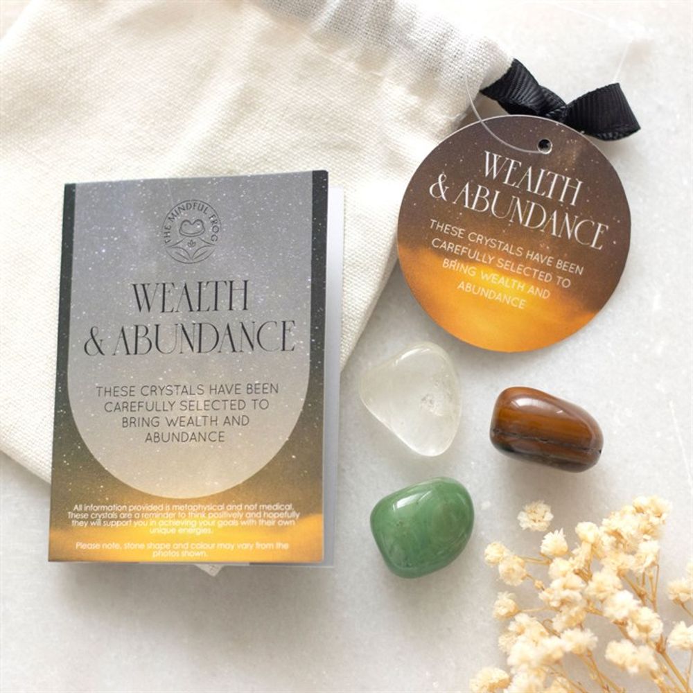 Wealth & Abundance Healing Crystal Set - at Gift Moments