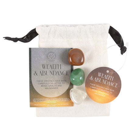 Wealth & Abundance Healing Crystal Set - at Gift Moments