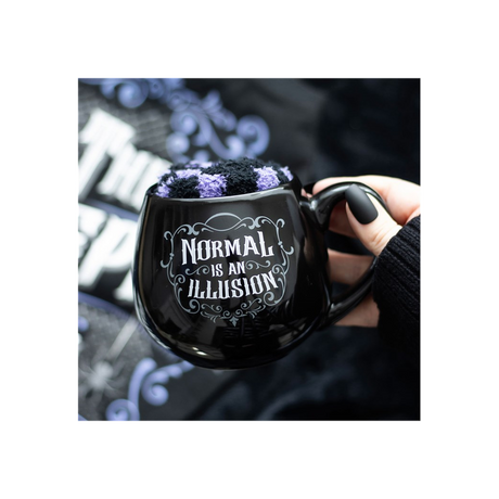 Normal is an Illusion Gothic Mug and Socks Set - Mugs at Gift Moments