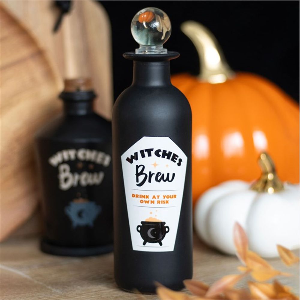 Decorative Witches Brew Glass Potion Bottle - at Gift Moments