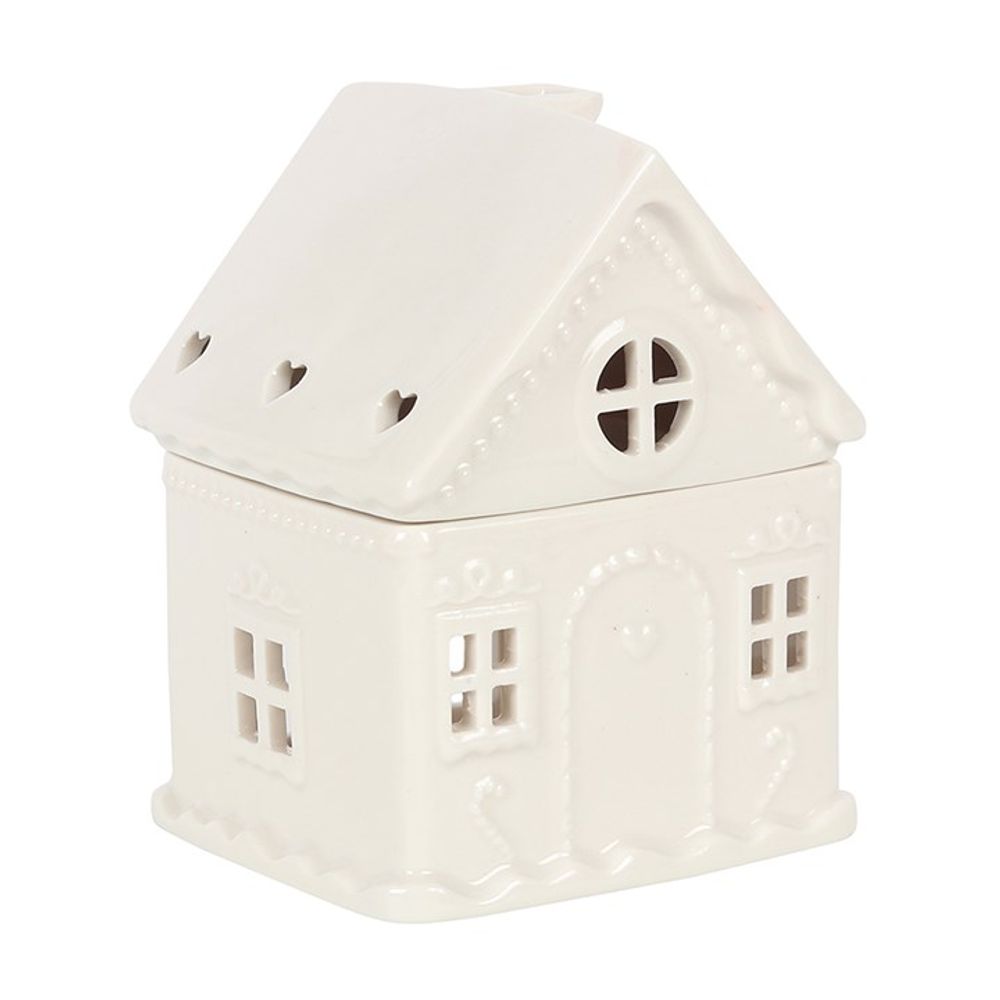 White Gingerbread House Oil Burner - Oil & Wax Burners at Gift Moments