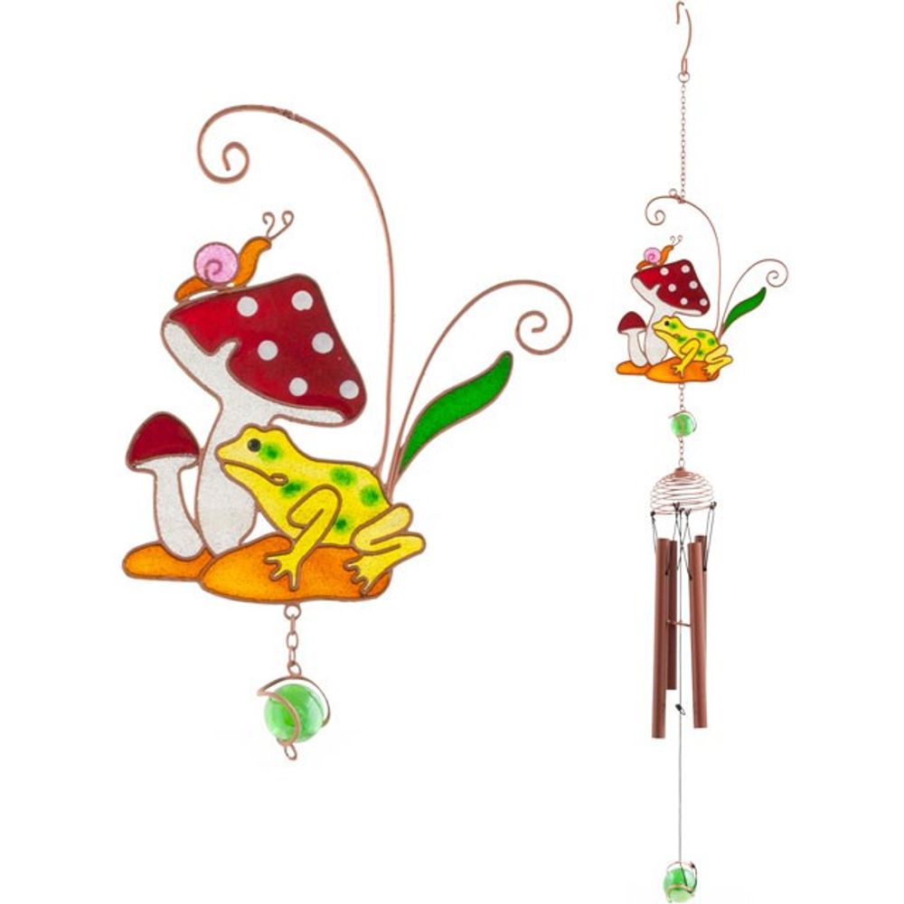 Toadstool Windchime - Enchanting Outdoor Charm - Wind Chimes at Gift Moments