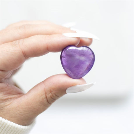 You Are Special to Me Amethyst Crystal Heart in a Bag - at Gift Moments