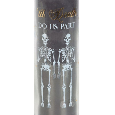 Til Death Do Us Part Amber Noir Tube Candle - Candles at Gift Moments