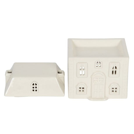 White Ceramic House Oil Burner - Oil & Wax Burners at Gift Moments