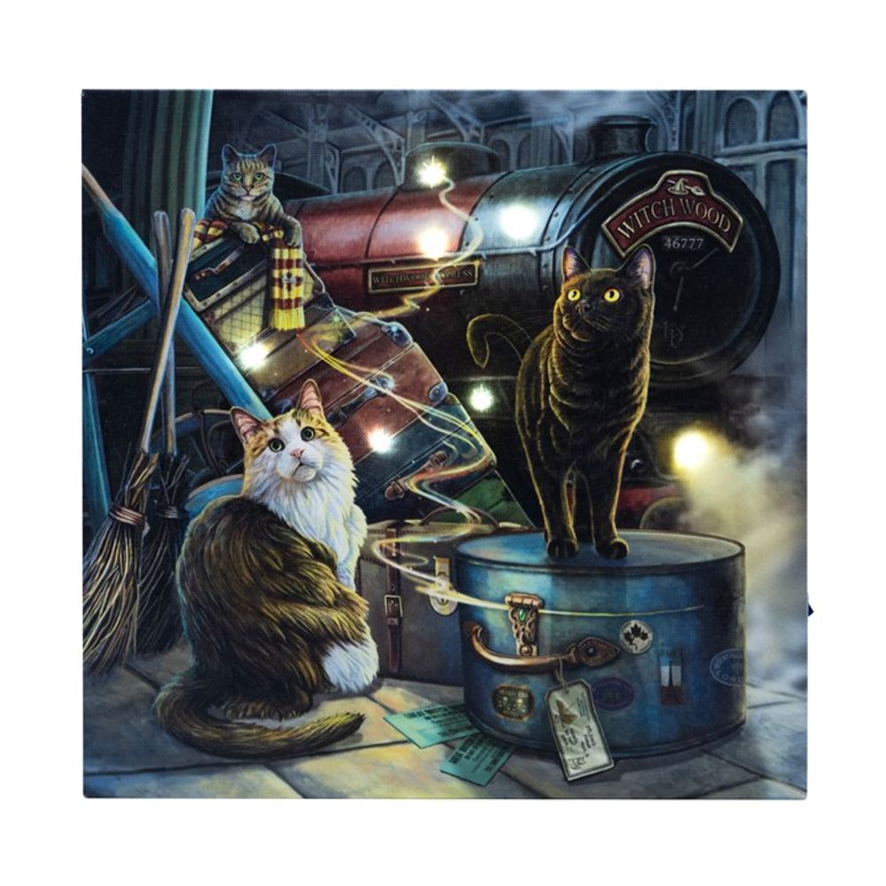 Witchwood Express Light Up Canvas Plaque by Lisa Parker - Wall Art at Gift Moments