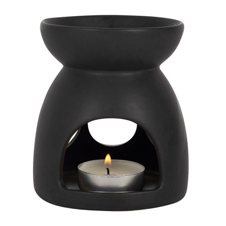 Black Triple Moon Cut Out Oil Burner - Oil & Wax Burners at Gift Moments