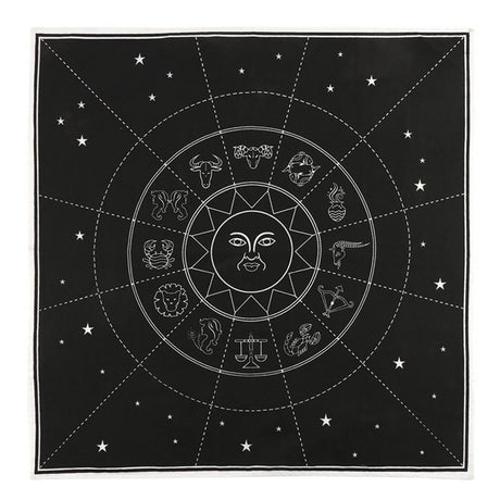 Cotton Star Sign Altar Cloth - 70x70cm Zodiac Design - at Gift Moments