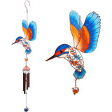 Kingfisher Windchime - Vibrant Garden Décor - Wind Chimes at Gift Moments