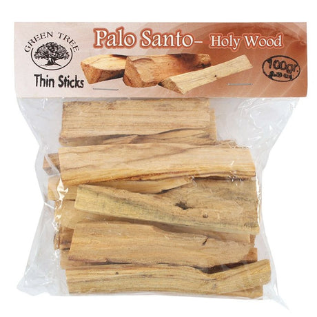 Green Tree Palo Santo Thin Sticks 100g - Aromatic Energy Cleansing - at Gift Moments