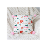 Square Sugarplum Fun Christmas Print Cushion