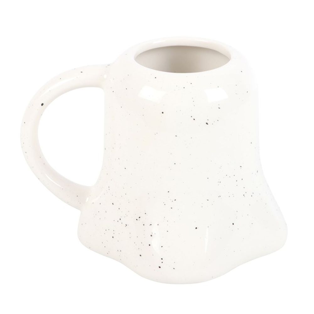 Ghost Shaped Mug with Pumpkin - Mugs at Gift Moments