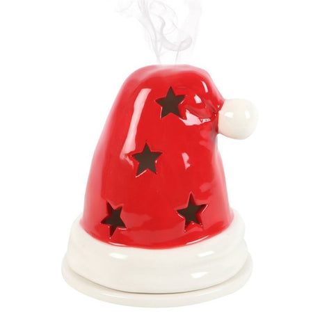 Santa Hat Incense Cone Burner and Tealight Holder - Oil & Wax Burners at Gift Moments