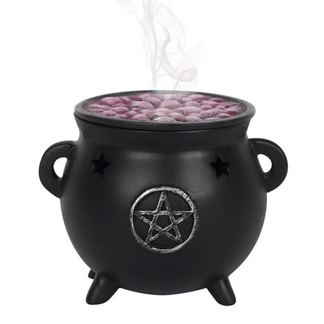 Mystical Pentagram Cauldron Incense Cone Holder - Incense Holders at Gift Moments