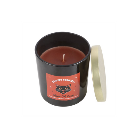 Black Cat Curse Cinnamon Orange Candle - Candles at Gift Moments