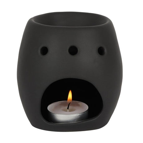 Black Skull Oil Burner - Oil & Wax Burners at Gift Moments