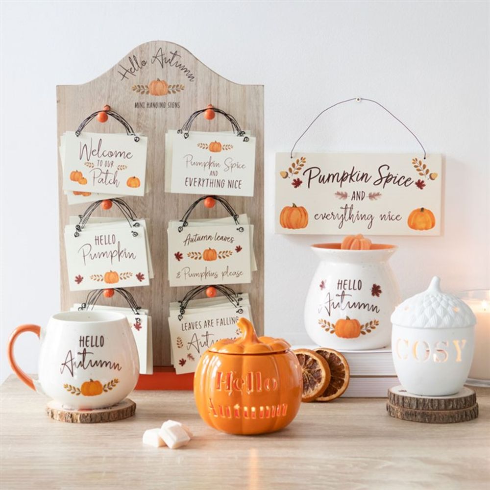 Pumpkin Spice Hanging Sign 20cm - Signs & Plaques at Gift Moments