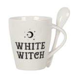 Enchanting White Witch Mug and Spoon Set - Mugs at Gift Moments