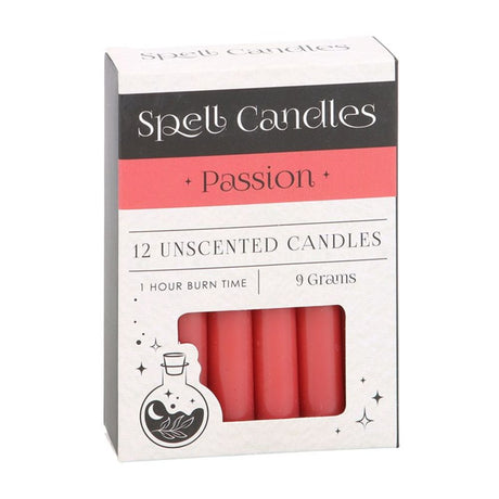 Passion Spell Candles - Pack of 12 - Candles at Gift Moments