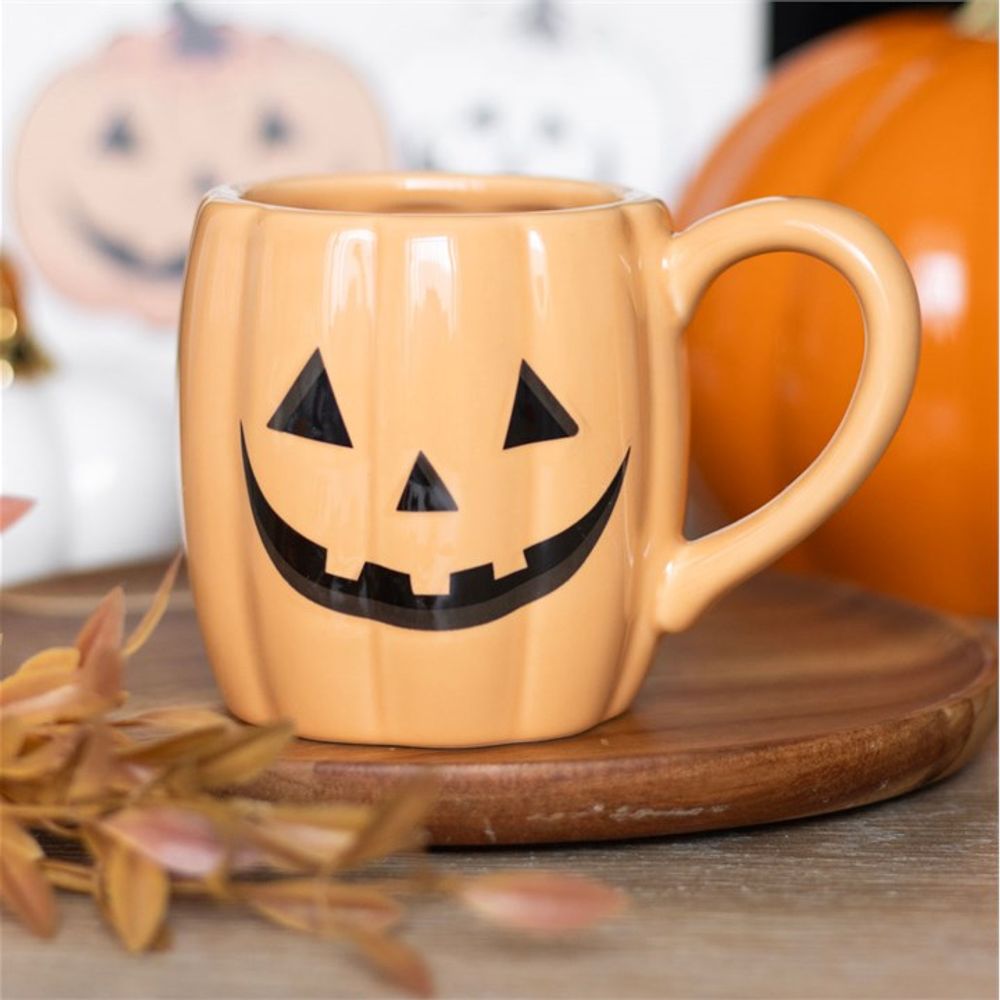 Jack-o'-Lantern Pumpkin Shaped Mug - Mugs at Gift Moments