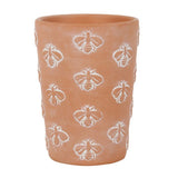 Large Terracotta Bee Pattern Plant Pot - Pots & Planters at Gift Moments