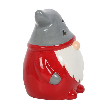 Red and Grey Gonk Tealight Holder - Candle Holders at Gift Moments