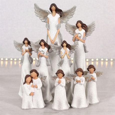 Peace Pray Love Small Angels Set - Ornaments at Gift Moments