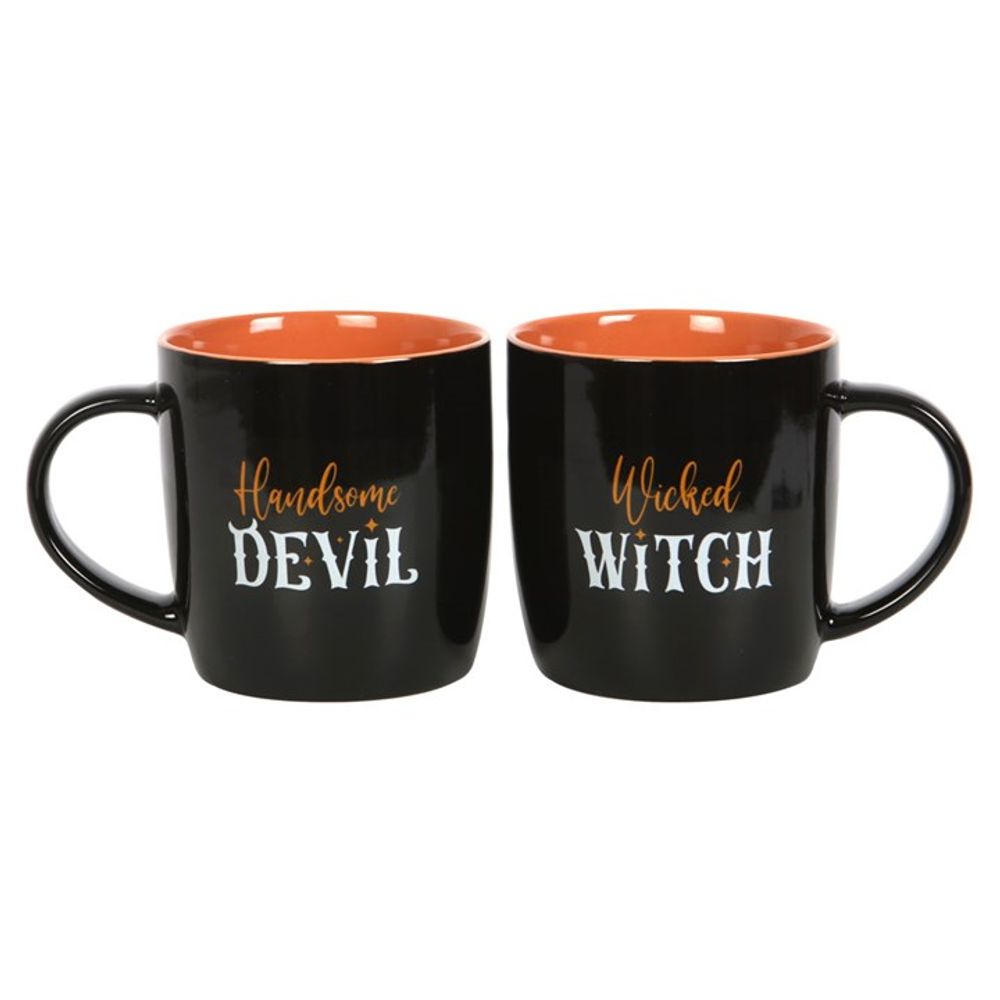 Wicked Witch and Handsome Devil Couples Mug Set - Mugs at Gift Moments