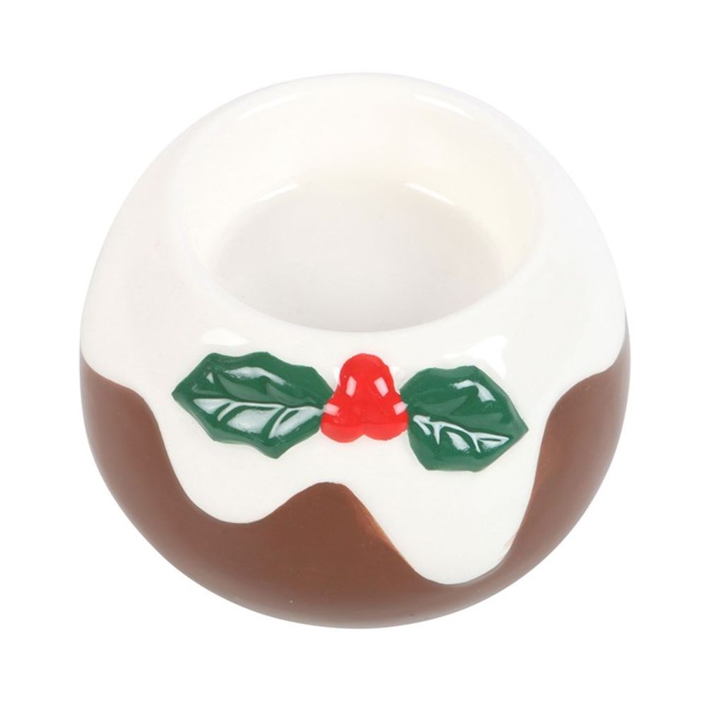 Christmas Pudding Tealight Candle Holder - Candle Holders at Gift Moments