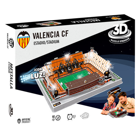 Valencia CF 3D Stadium Model with Lights: 4 - Puzzles & Games By Valencia CF