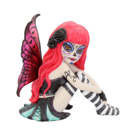 Valentina Figurine Sugar Skull Fairy Ornament: 2 - Figurines Small (Under 15cm) By NN Designs