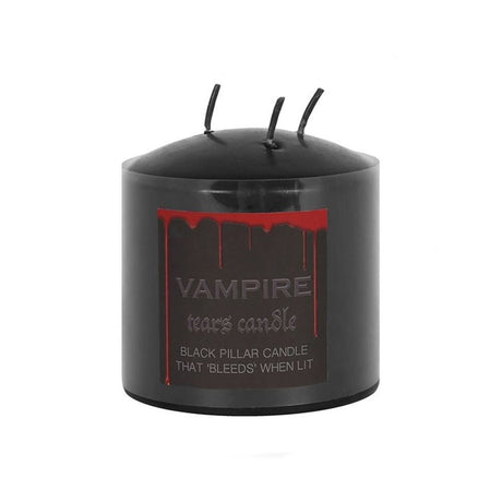 Vampire Tears Pillar Candle 7.5cm: 1 - Candles By Gift Moments