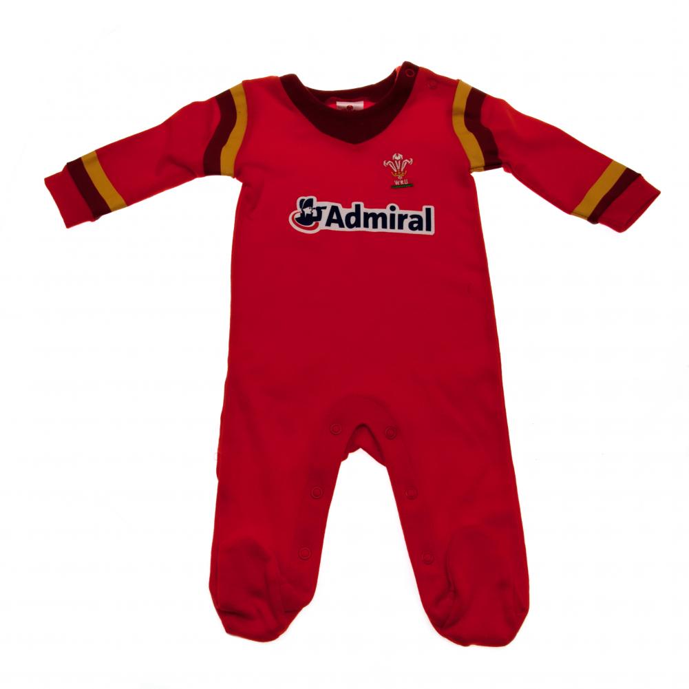 Wales RU Baby Sleepsuit 12-18 Months: 1 - Baby Clothing By Gift Moments