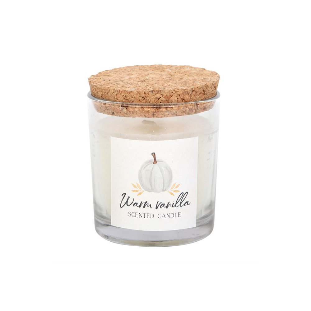 Warm Vanilla Autumn Candle: 3 - Candles By Gift Moments