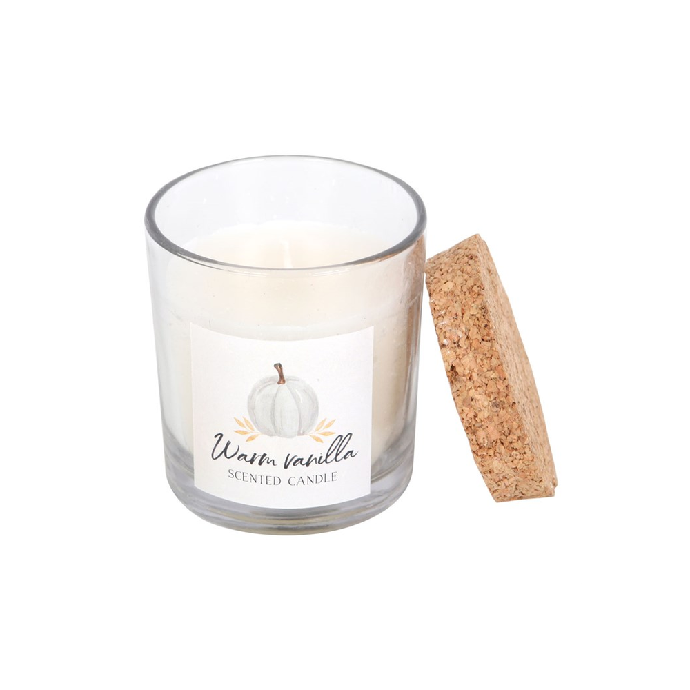 Warm Vanilla Autumn Candle: 4 - Candles By Gift Moments