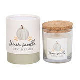 Warm Vanilla Autumn Candle: 1 - Candles By Gift Moments