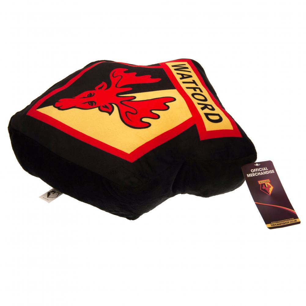 Watford FC Crest Shaped Cushion: 1 - Cushions By Watford