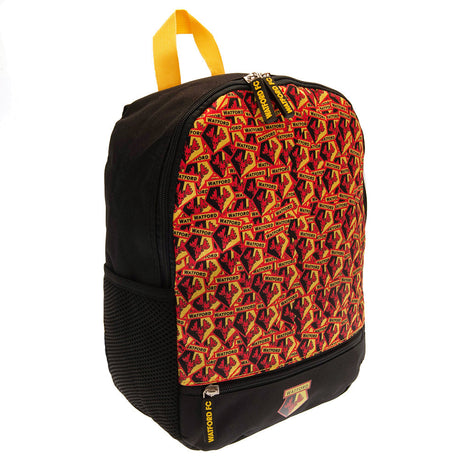 Watford FC Junior Black and Yellow Backpack: 3 - Bags By Watford