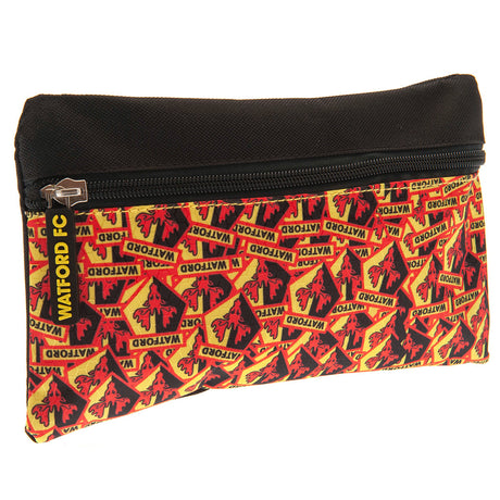 Watford FC Zipped Pencil Case: 3 - Pencil Cases & Sets By Watford