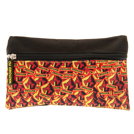 Watford FC Zipped Pencil Case: 2 - Pencil Cases & Sets By Watford