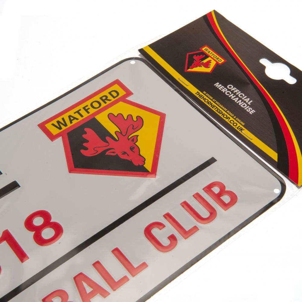 Watford FC Vicarage Road Metal Wall Sign: 3 - Signs & Plaques By Watford