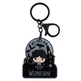 Wednesday 3D Chibi Keyring with Chain: 1 - Keyrings By Wednesday