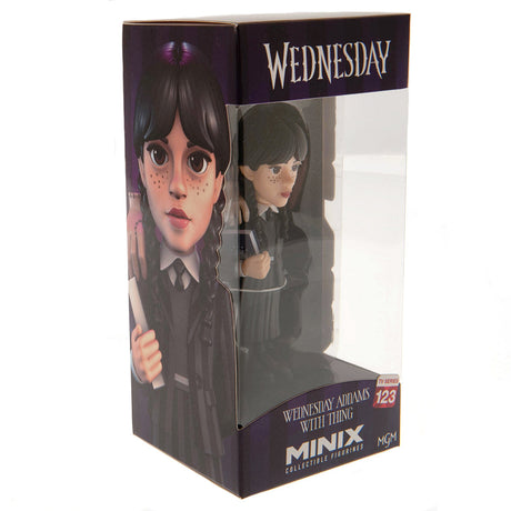 Wednesday Addams & Thing MINIX Collectible Figure: 7 - Figures & Collectables By Wednesday