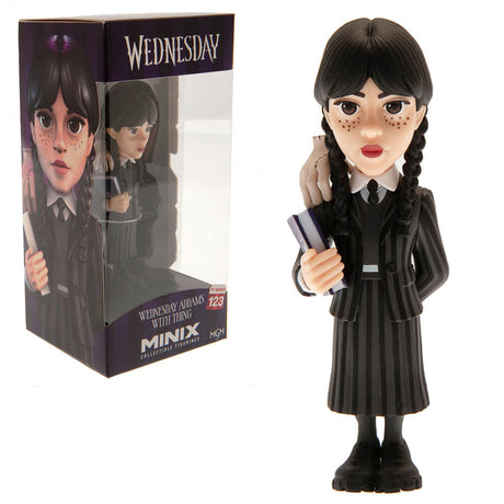 Wednesday Addams & Thing MINIX Collectible Figure: 1 - Figures & Collectables By Wednesday