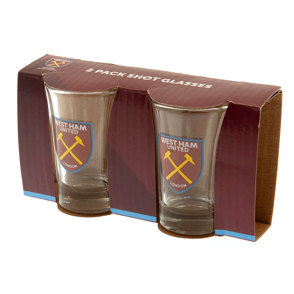 West Ham United FC Shot Glass Set: 3 - Glassware By West Ham United