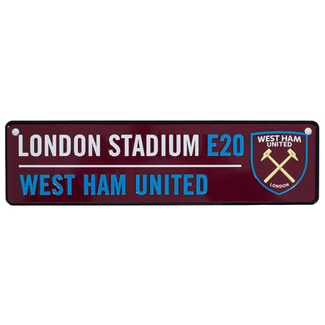 West Ham United FC Colour Window Sign: 1 - Signs & Plaques By West Ham United