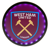 West Ham United FC Metal LED Logo Sign: 1 - Bedroom By West Ham United