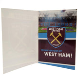 West Ham United FC Musical Birthday Card: 2 - Greeting Cards By West Ham United