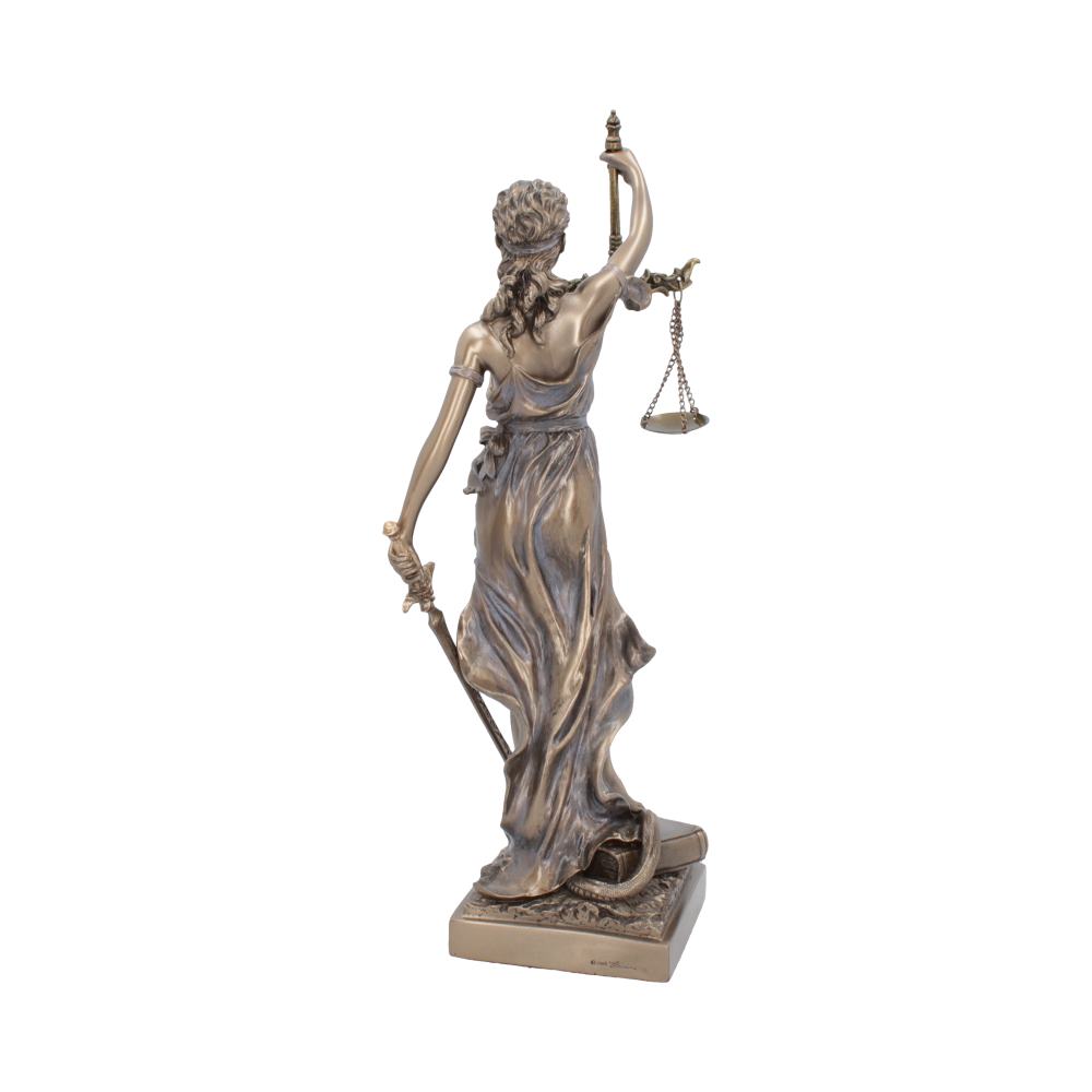 Bronzed La Justicia The Goddess Of Divine Justice 33cm - Figures & Collectables at Gift Moments